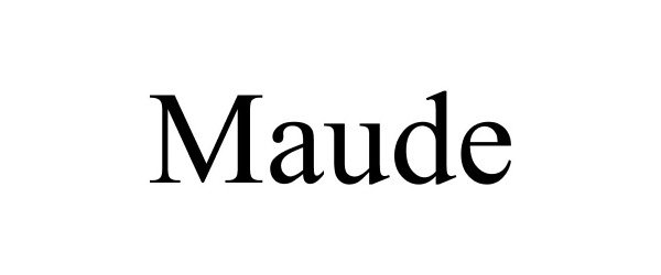 Trademark Logo MAUDE