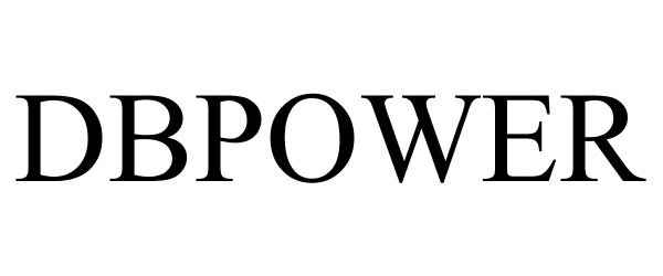 Trademark Logo DBPOWER