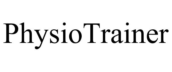 Trademark Logo PHYSIOTRAINER