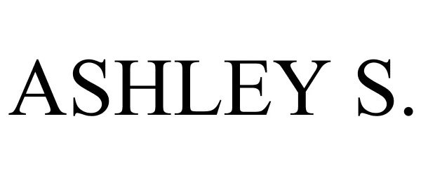 Trademark Logo ASHLEY S.