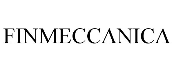 Trademark Logo FINMECCANICA