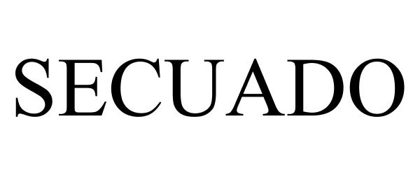 Trademark Logo SECUADO
