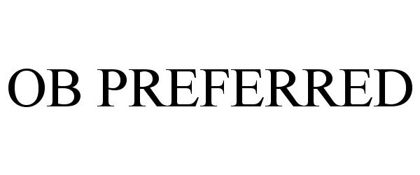 Trademark Logo OB PREFERRED