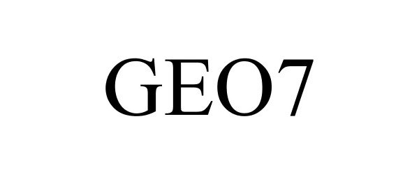 Trademark Logo GEO7