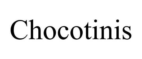 Trademark Logo CHOCOTINIS