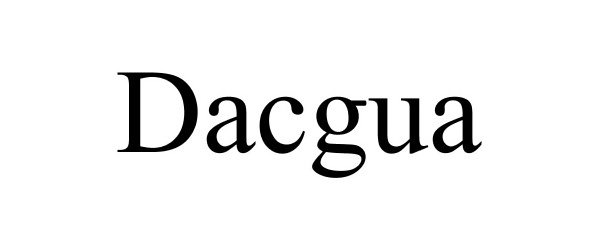 Trademark Logo DACGUA