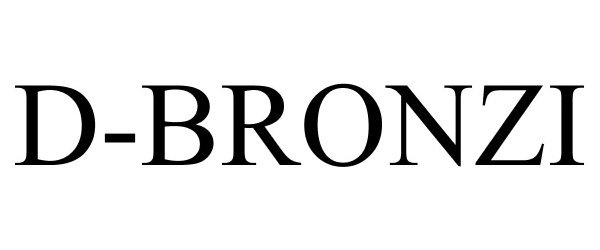 Trademark Logo D-BRONZI
