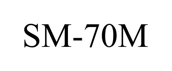 Trademark Logo SM-70M