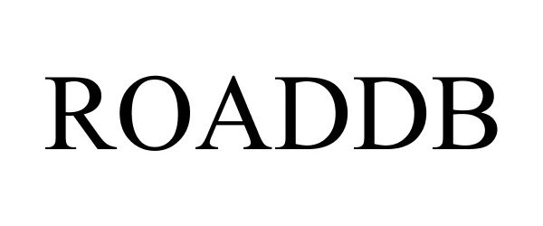 Trademark Logo ROADDB