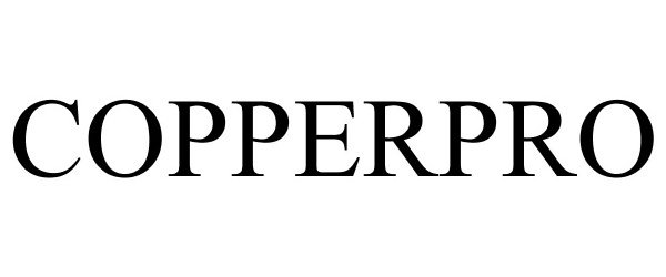 Trademark Logo COPPERPRO