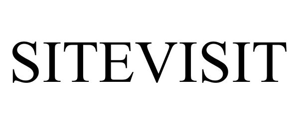 Trademark Logo SITEVISIT