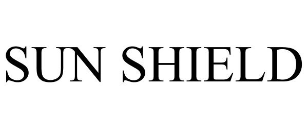 Trademark Logo SUN SHIELD