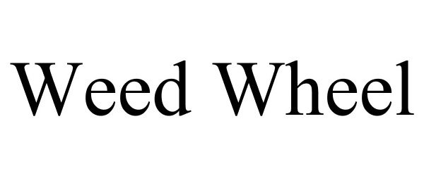 Trademark Logo WEED WHEEL