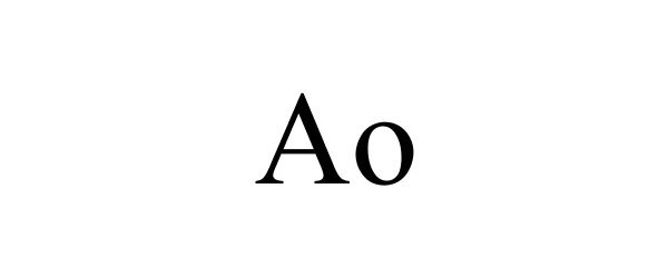 Trademark Logo AO