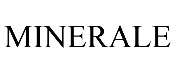 Trademark Logo MINERALE