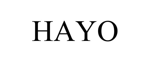 Trademark Logo HAYO