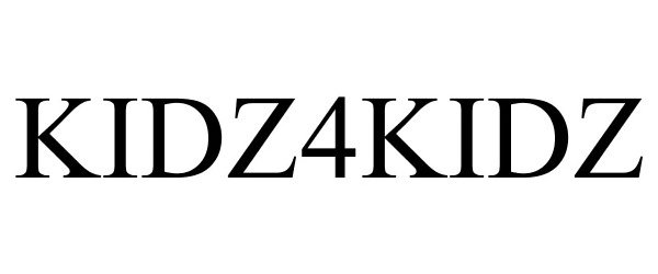 Trademark Logo KIDZ4KIDZ