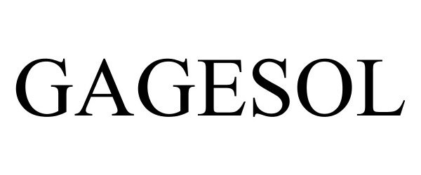 Trademark Logo GAGESOL