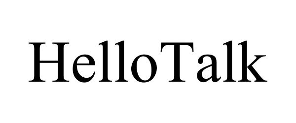 Trademark Logo HELLOTALK