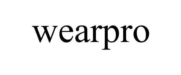 Trademark Logo WEARPRO