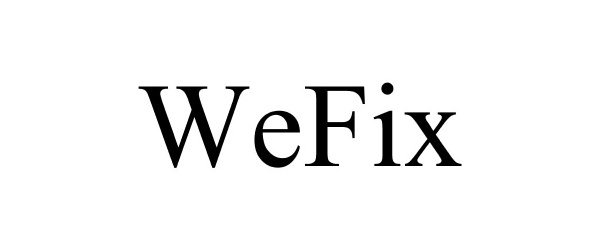 Trademark Logo WEFIX