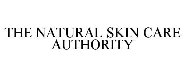 Trademark Logo THE NATURAL SKIN CARE AUTHORITY