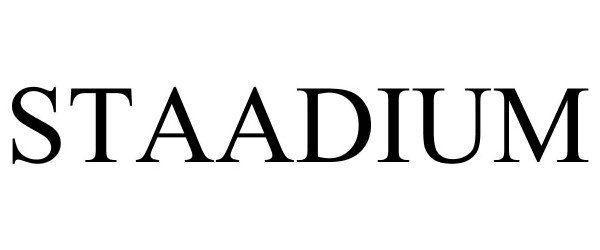  STAADIUM