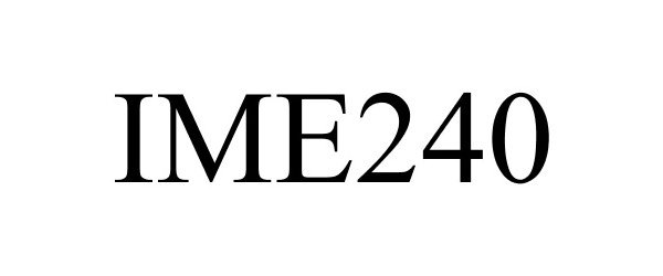 Trademark Logo IME240