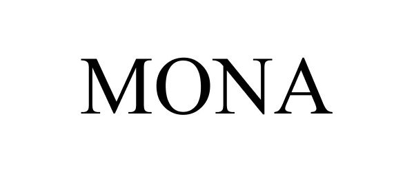 Trademark Logo MONA