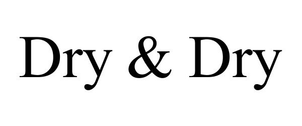 Trademark Logo DRY & DRY