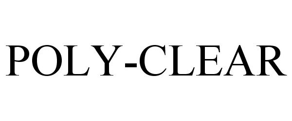 Trademark Logo POLY-CLEAR