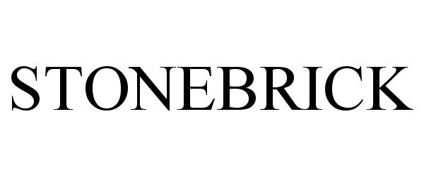 Trademark Logo STONEBRICK