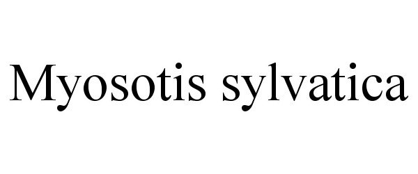 Trademark Logo MYOSOTIS SYLVATICA