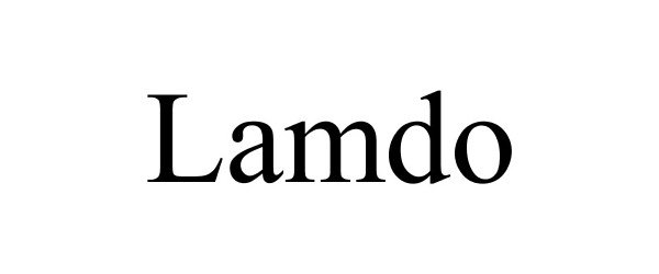Trademark Logo LAMDO