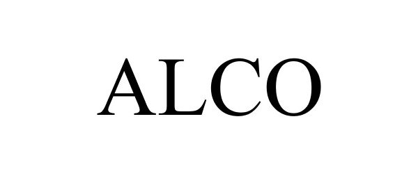 Trademark Logo ALCO