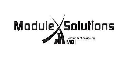 Trademark Logo MODULE X SOLUTIONS BUILDING TECHNOLOGY BY MBI