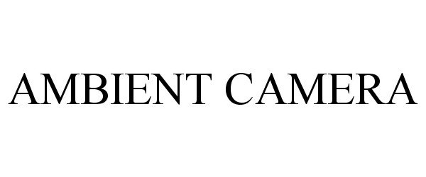 Trademark Logo AMBIENT CAMERA