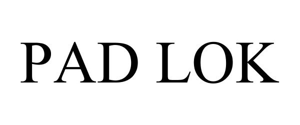 Trademark Logo PAD LOK