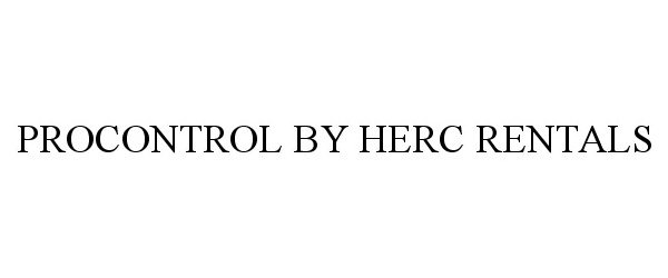  PROCONTROL BY HERC RENTALS
