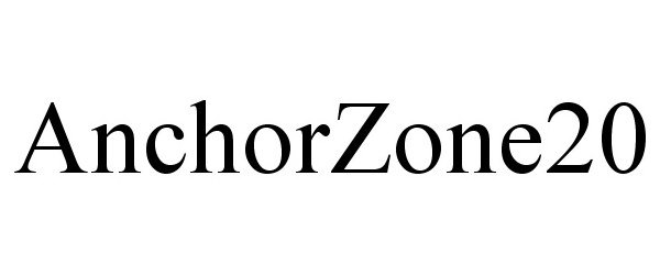 Trademark Logo ANCHORZONE20