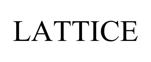 Trademark Logo LATTICE