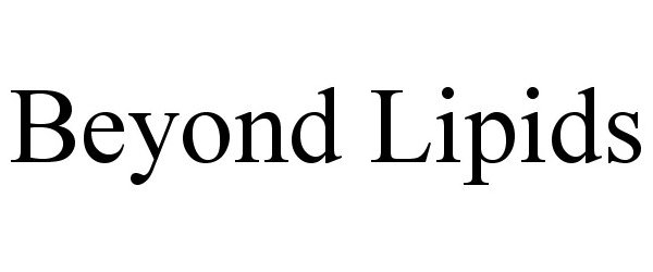 Trademark Logo BEYOND LIPIDS