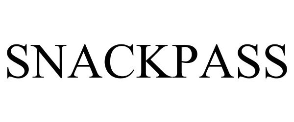 Trademark Logo SNACKPASS