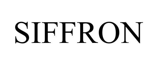 Trademark Logo SIFFRON
