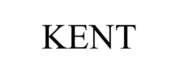 Trademark Logo KENT