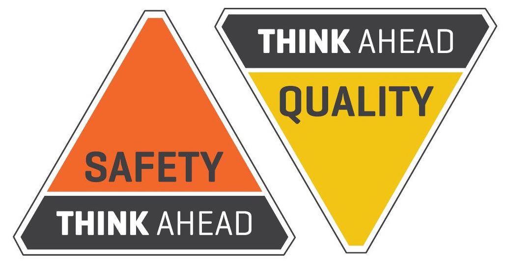 Trademark Logo SAFETY THINK AHEAD QUALITY THINK AHEAD