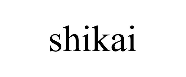 Trademark Logo SHIKAI
