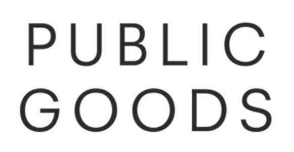 Trademark Logo PUBLIC GOODS