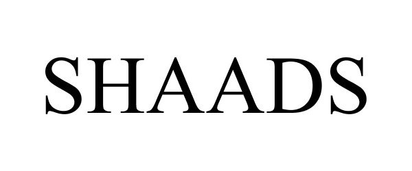 Trademark Logo SHAADS