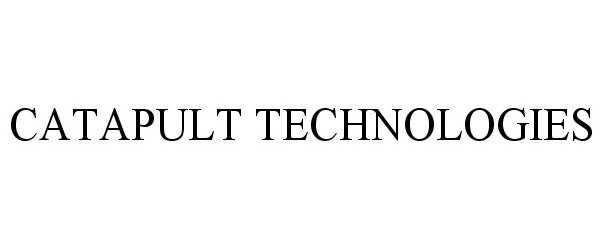 Trademark Logo CATAPULT TECHNOLOGIES